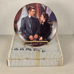 W.S. George Gone With the Wind At Cross Purposes Collector Plate Paul Jennis '93
